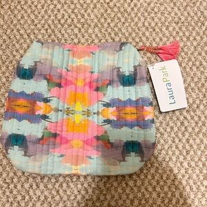 Laura Park Multicolor Cosmetic Bag